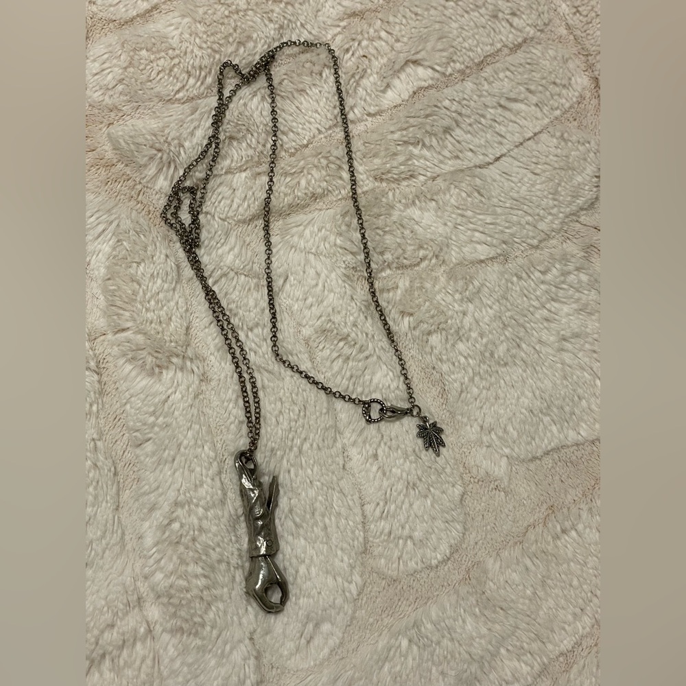 Retired Blunted Objects!! Functional Jewelry Hand Necklace